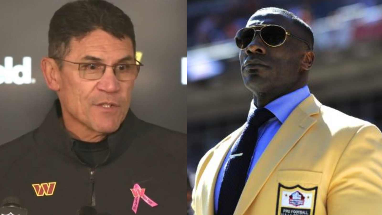 “He’s sorry he said it out loud”: Shannon Sharpe claims Washington Commanders HC Ron Rivera does not regret his comments calling Carson Wentz trash