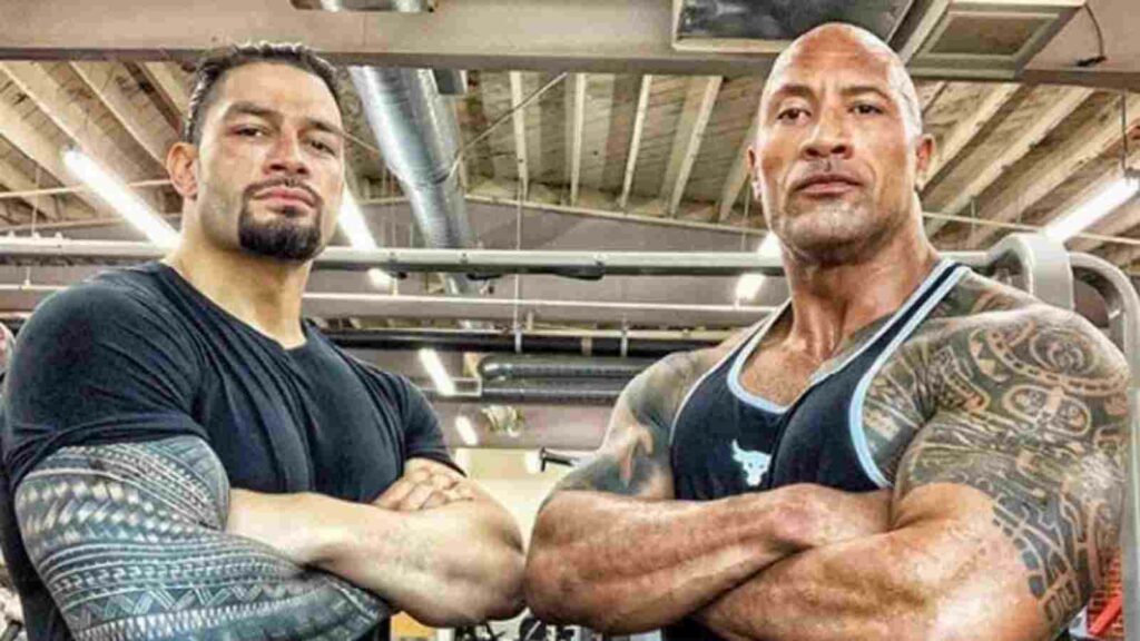 The Rock and Roman Reigns