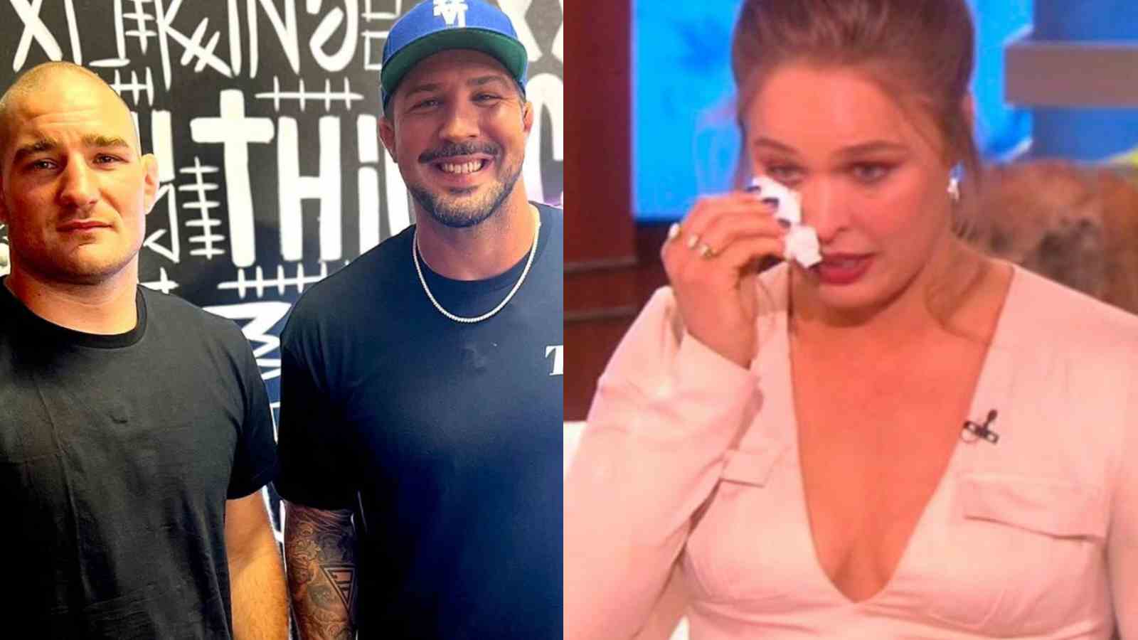 “I’m not stable enough” – Sean Strickland regrets ranting about Ronda Rousey’s suicidal thoughts on Brendan Schaub’s podcast