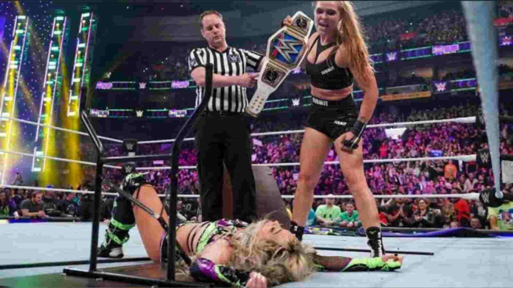 Ronda Rousey defeats Liv Morgan at the Extreme Rules Premium Live event