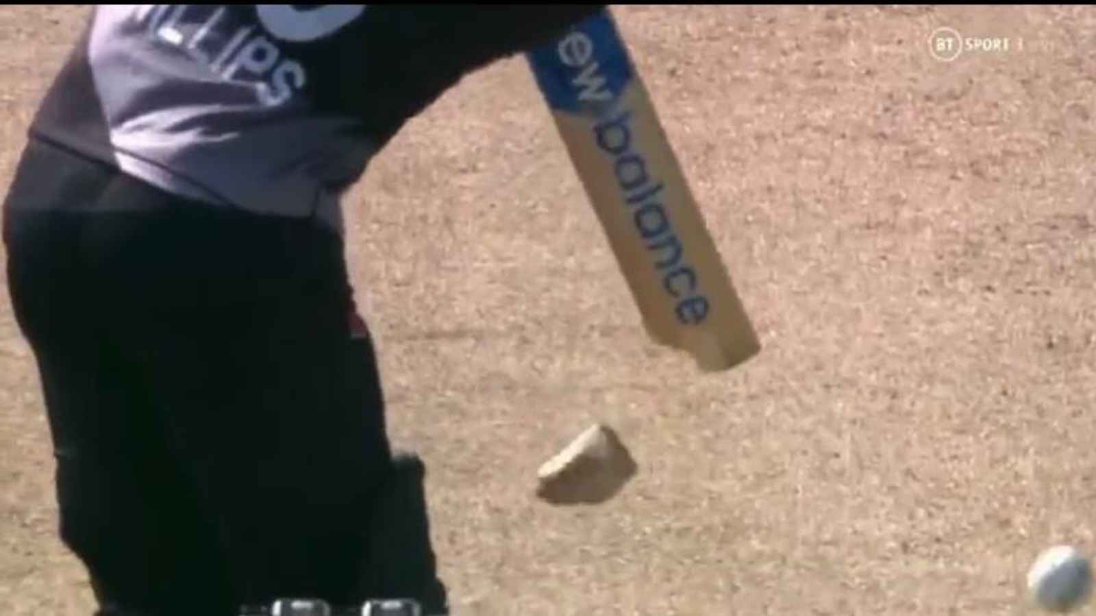 WATCH: Haris Rauf’s fiery delivery BREAKS New Zealand’s Glenn Phillips’ favourite bat