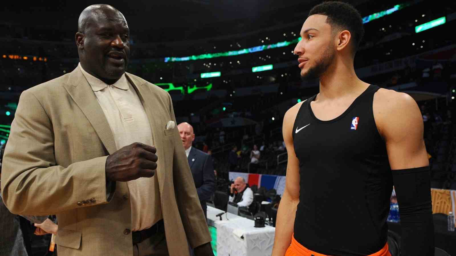 “I’ve been in his shoes before, it’s a damn struggle” Shaquille O’Neal defends Ben Simmons while fans bash his TERRIBLE shooting percentages