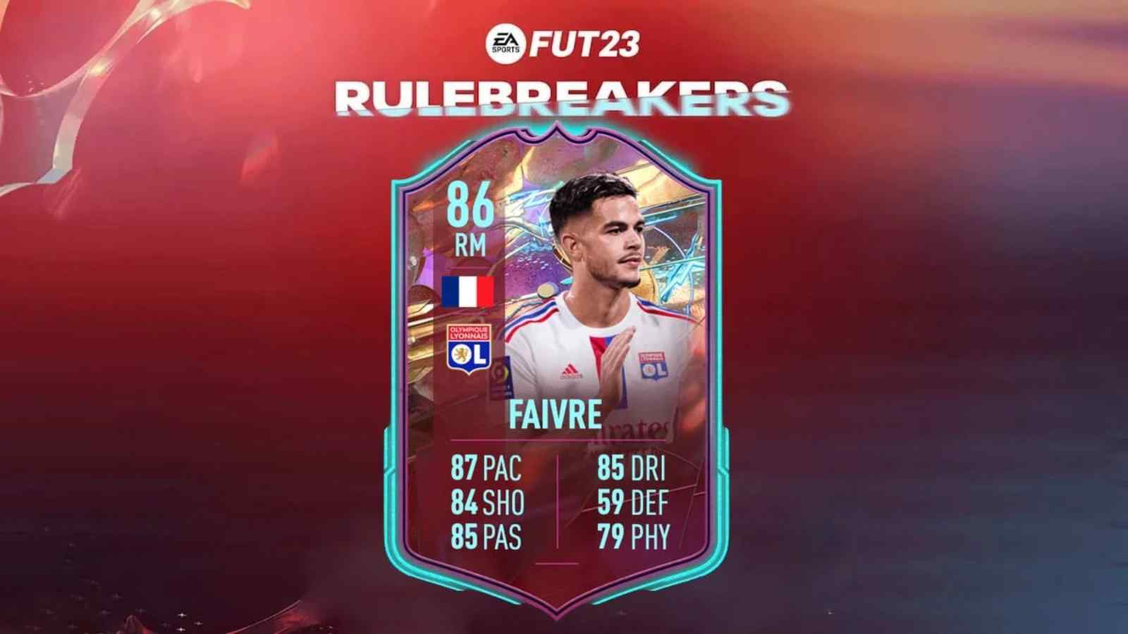 FIFA 23: How to Complete the Romain Faivre Rulebreakers SBC