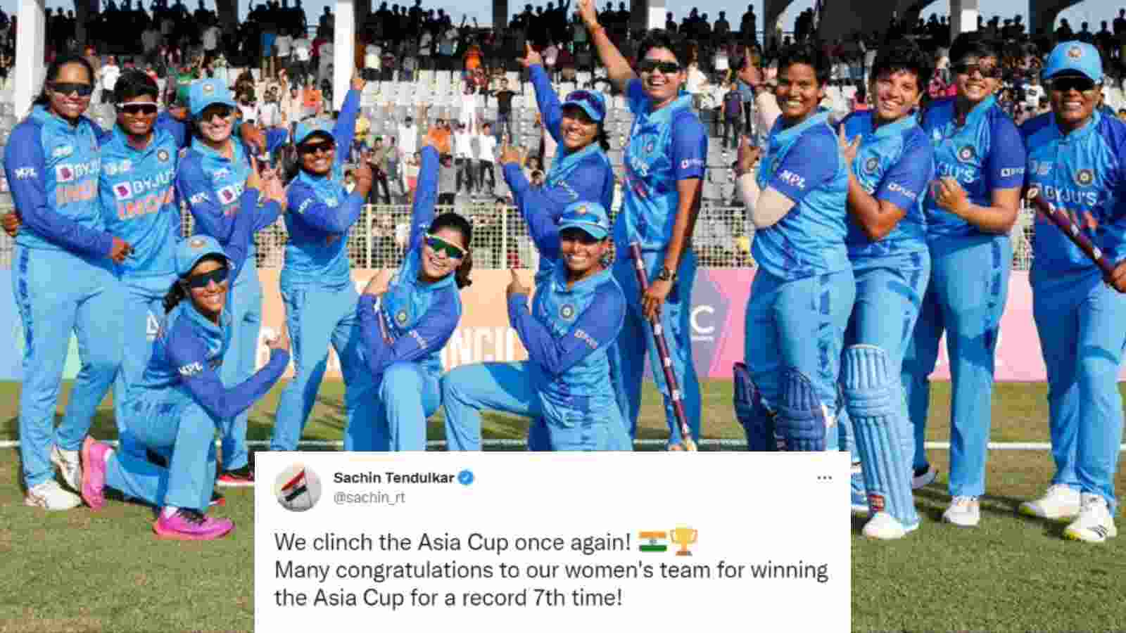 “Congratulations Team India”- Renuka Thakur and Smriti Mandhana star as India thrash Sri Lanka in the Women’s Asia Cup 2022 final