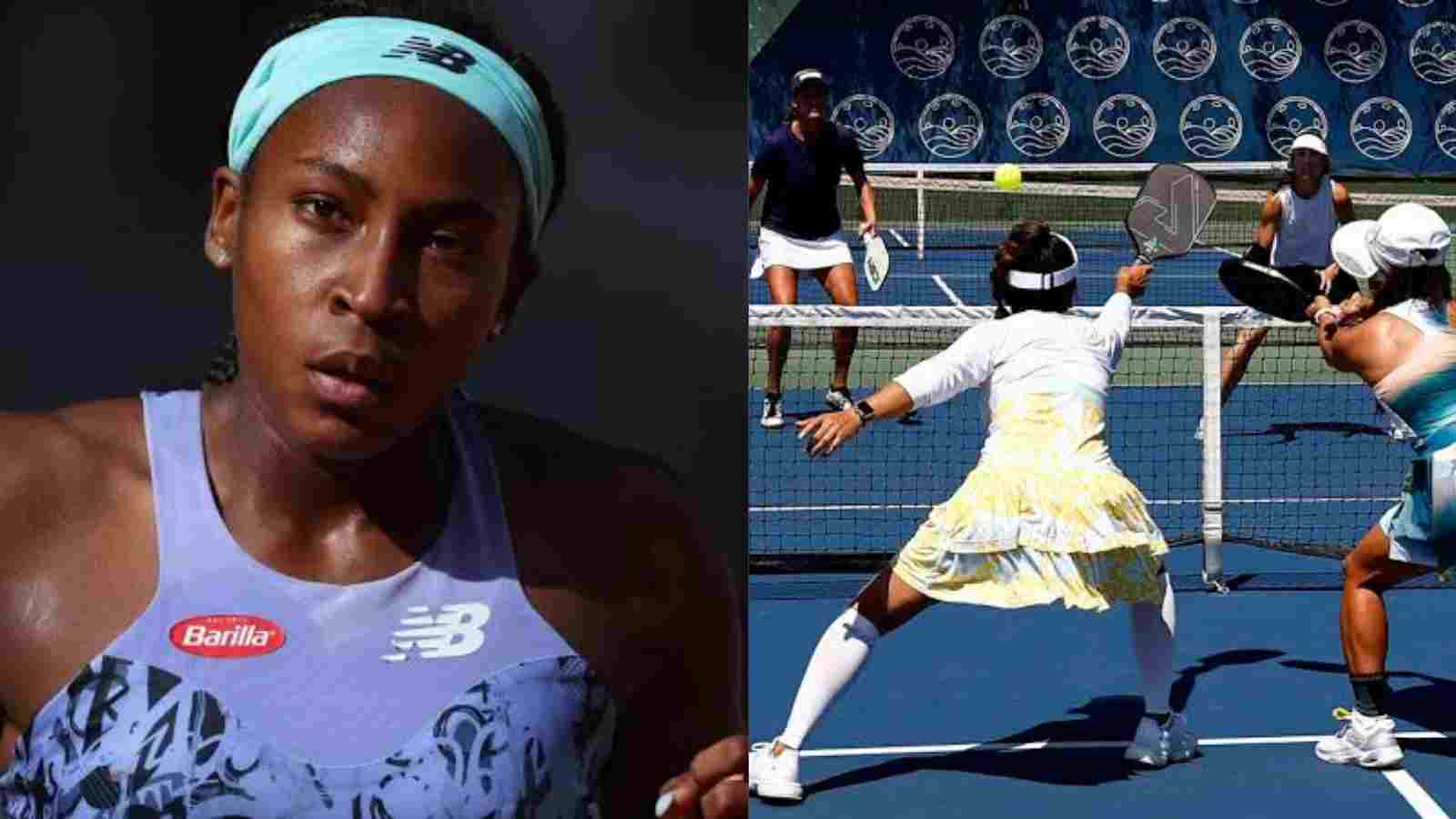 Tennis Channel interrupted the broadcasting of Coco Gauff’s match at San Diego Open to simultaneously show the Pickleball event