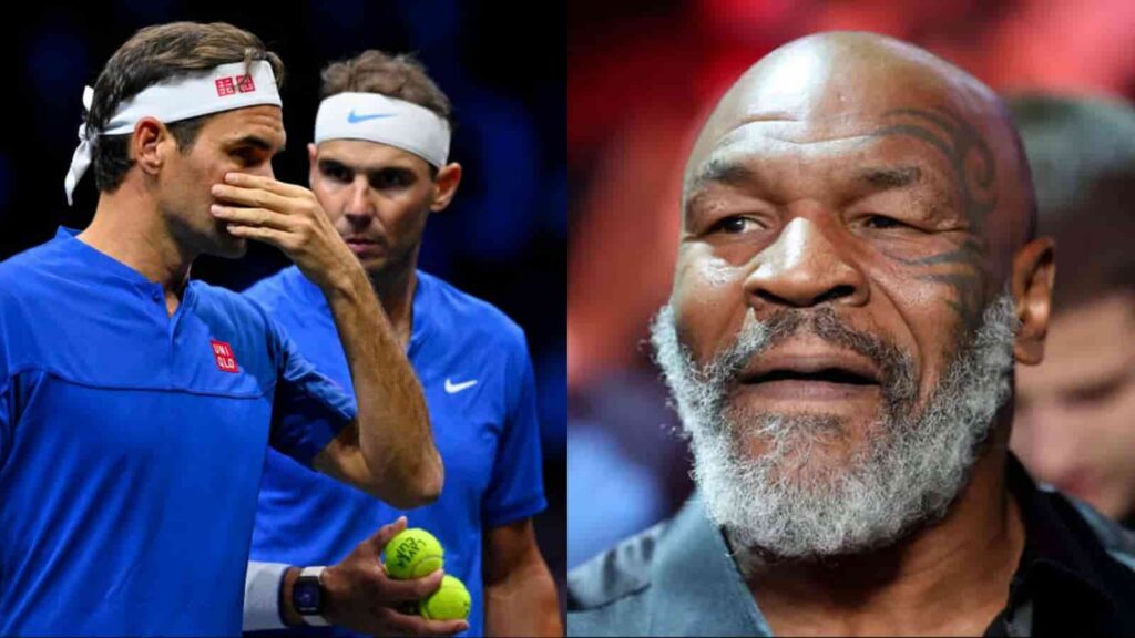 Roger Federer, Rafael Nadal, Mike Tyson