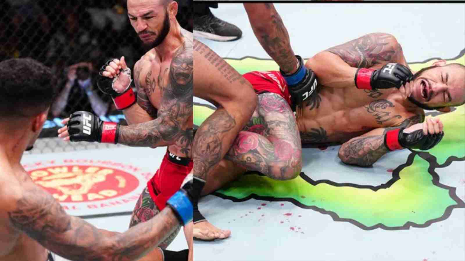 WATCH: Cub Swanson gets viciously knocked out in debut bantamweight fight at UFC Vegas 62