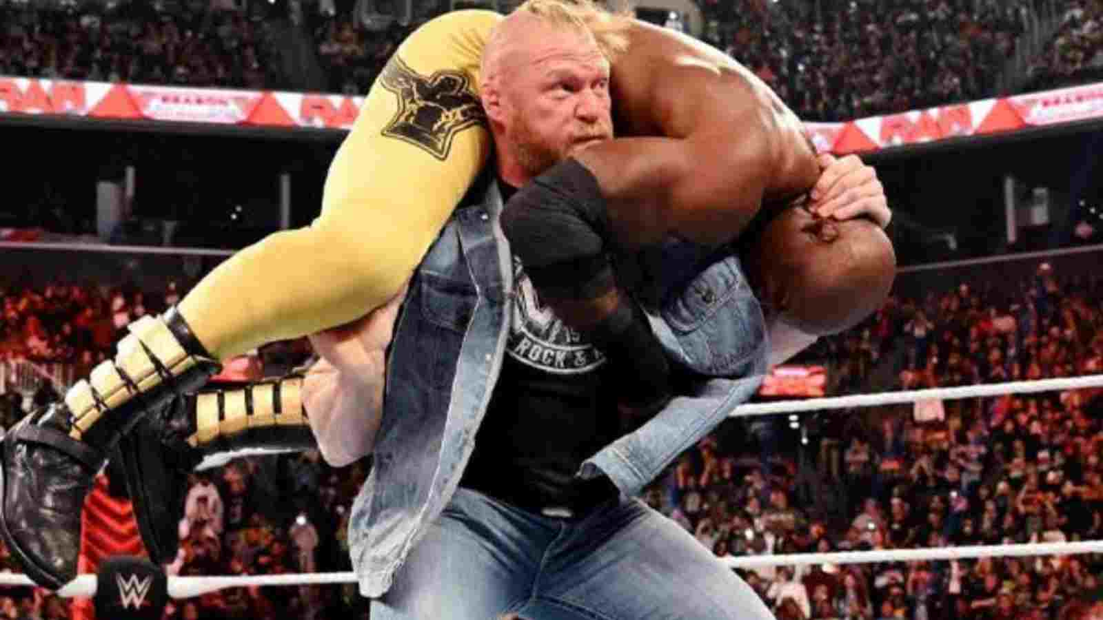 “Nobody gives a s**t about him”- WWE Veteran Slams Brock Lesnar and Bobby Lashley’s segment on RAW