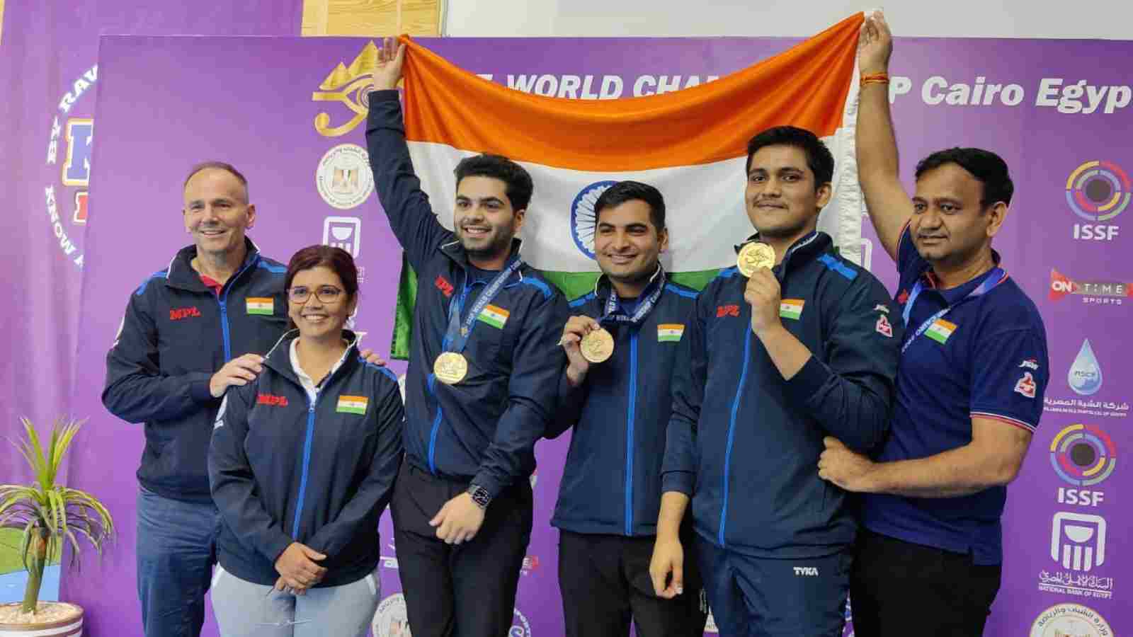 ISSF WCH: India win 5 medals; Men’s 10m Air Rifle Team wins gold