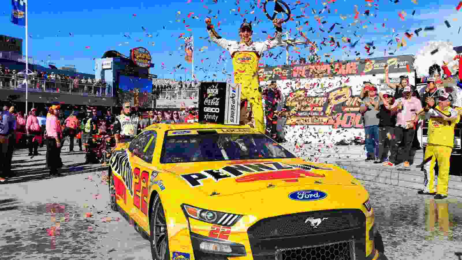 “This season fucking sucks,” NASCAR twitter reacts to Joey Logano’s Vegas win