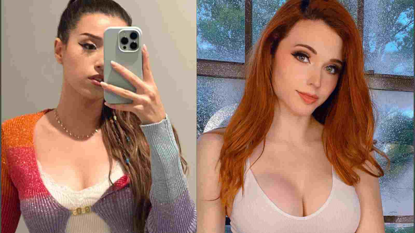 Pokimane deletes concern tweet for Amouranth, claims she avoids ranting on Twitter