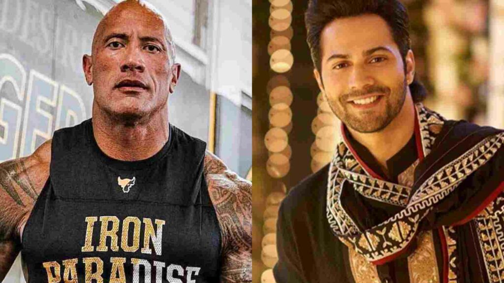 Dwayne Johnson and Varun Dhawan