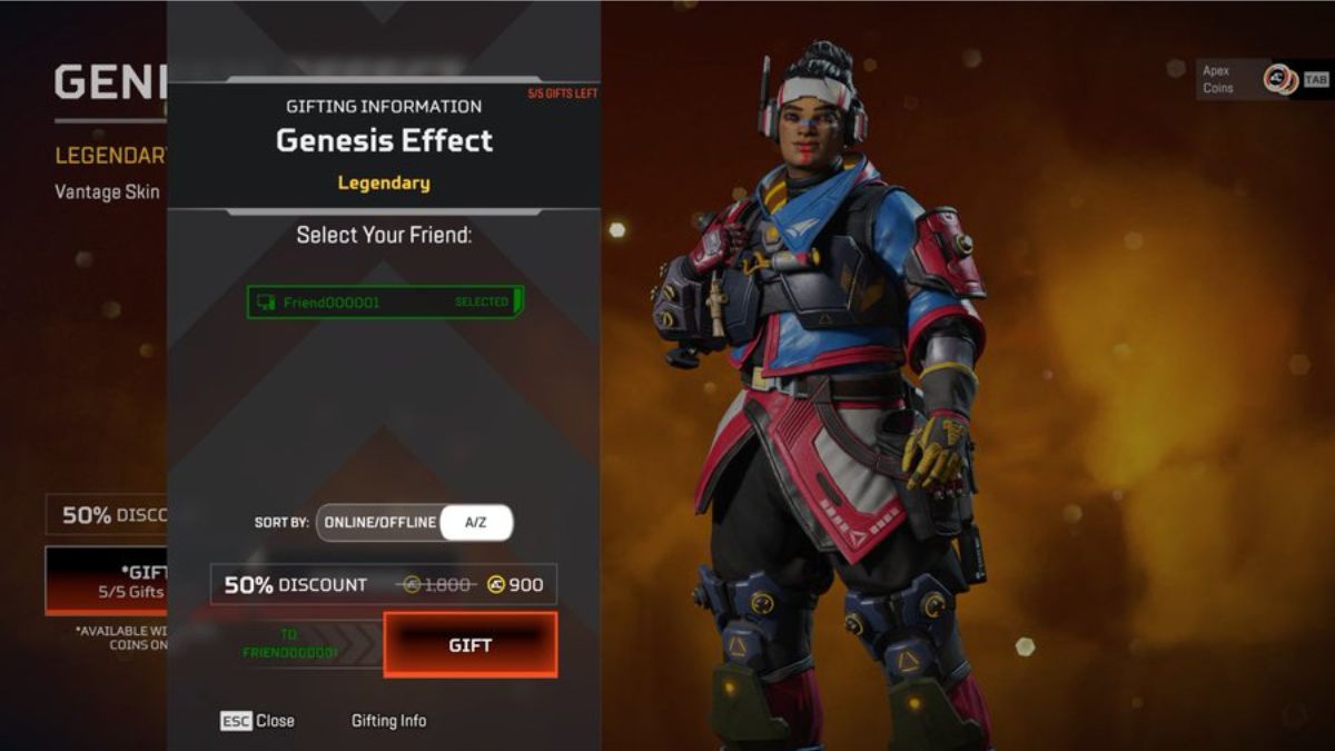 Apex Legends to allow sending gifts to friends in Season 15