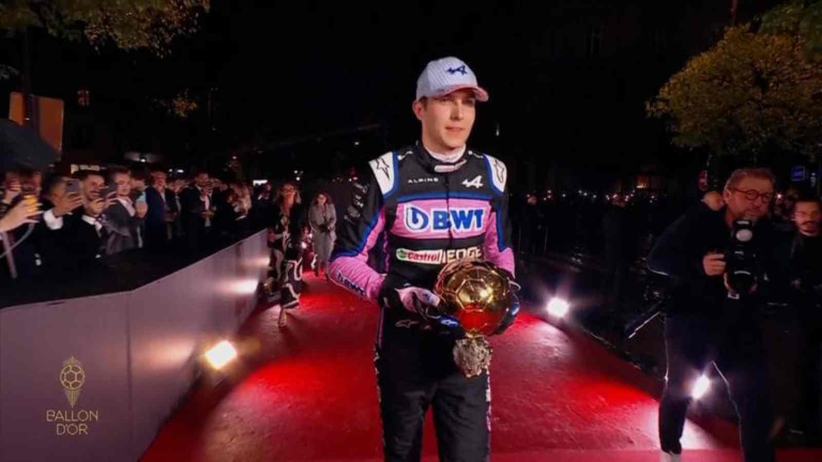 ‘I was afraid that it would fall on my head’: Esteban Ocon sheds light on his “awesome experience” while delivering the Ballon d’Or