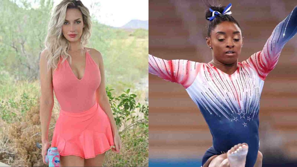 Paige Spiranac Simone Biles