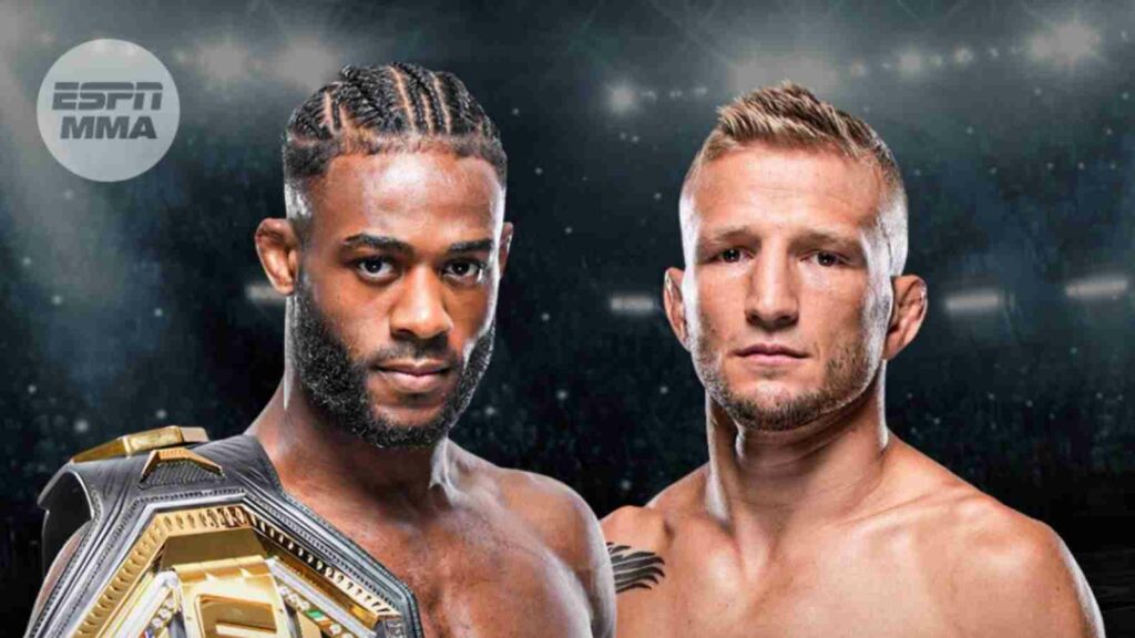 Bantamweight champion Aljamain Sterling (L) takes on TJ Dillashaw (R) this saturday