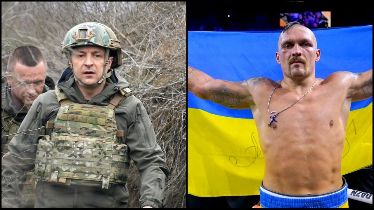 Oleksandr Usyk meets with Ukraine’s President Volodymyr Zelenskyy as the champion is set to undertake massive reconstruction efforts across the country