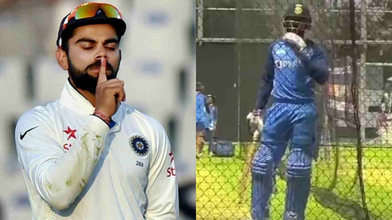 WATCH: “King ke liye toh bolege,” Virat Kohli requests fans to stop disturbing him during intense net practice session ahead of Indo-Pak clash