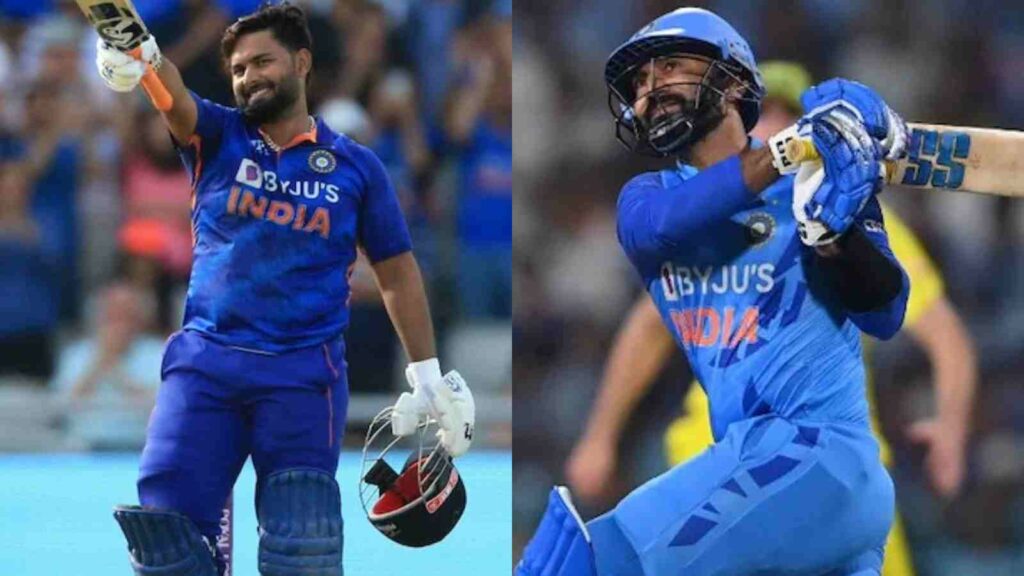 Rishabh Pant and Dinesh Karthik