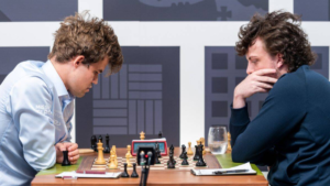 Magnus Carlsen and Hans Niemann