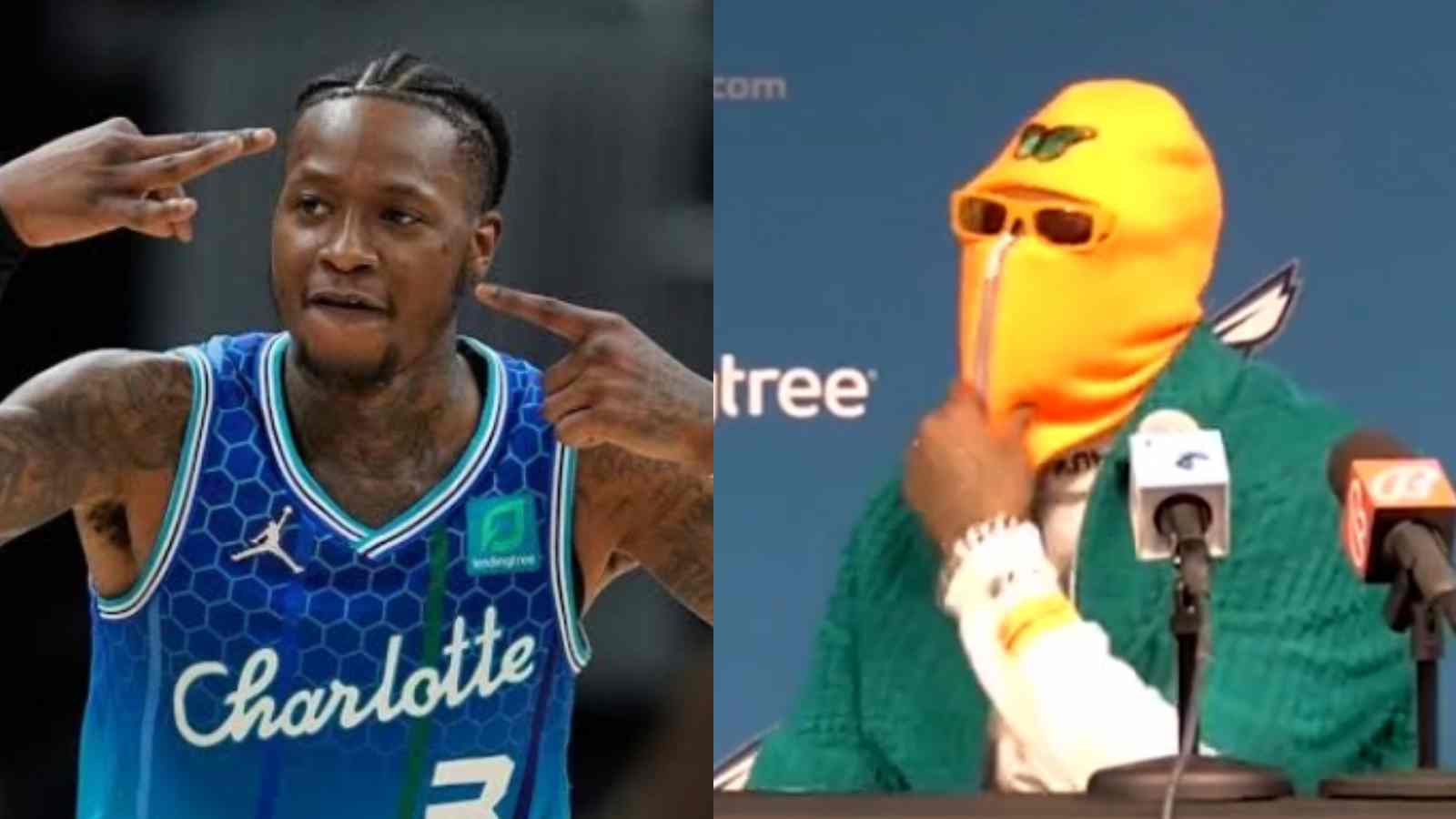 “I know that MJ is tired of this team lol” NBA Fans react to Terry Rozier’s BIZARRE post-game interview outfit