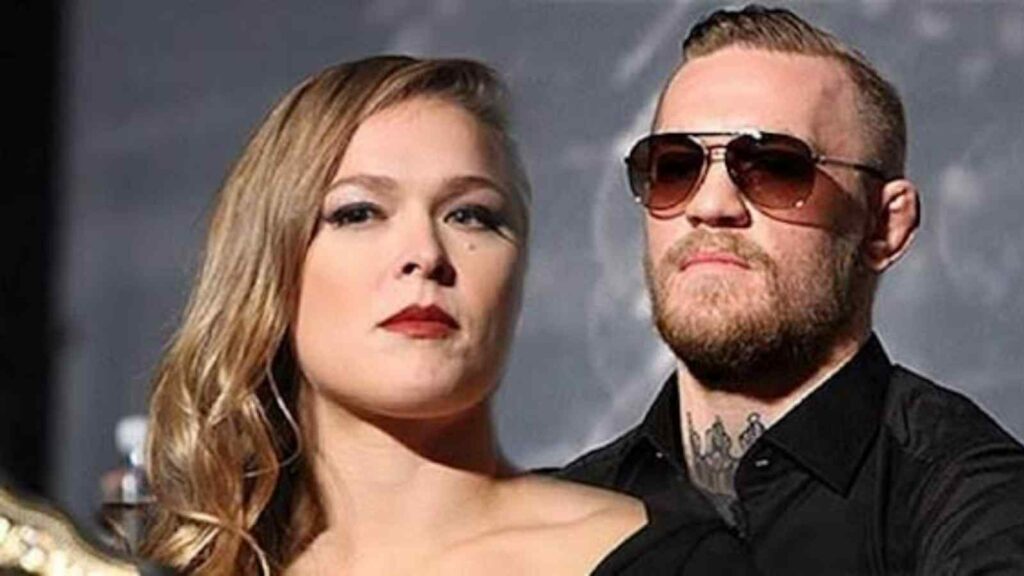 Ronda Rousey and Conor McGregor (Image credits: Yahoo! sports)