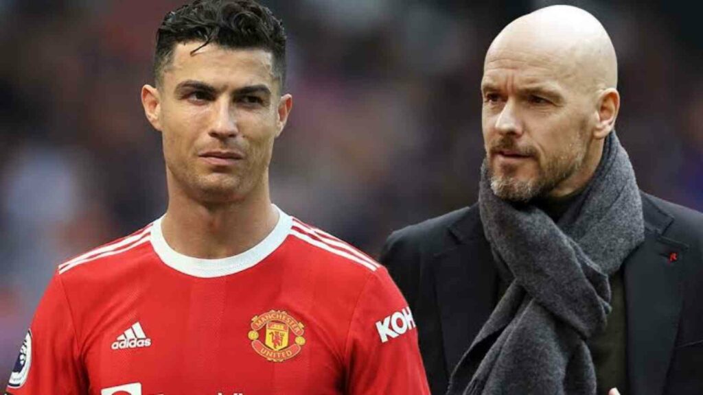 Cristiano Ronaldo and Eric Ten Hag