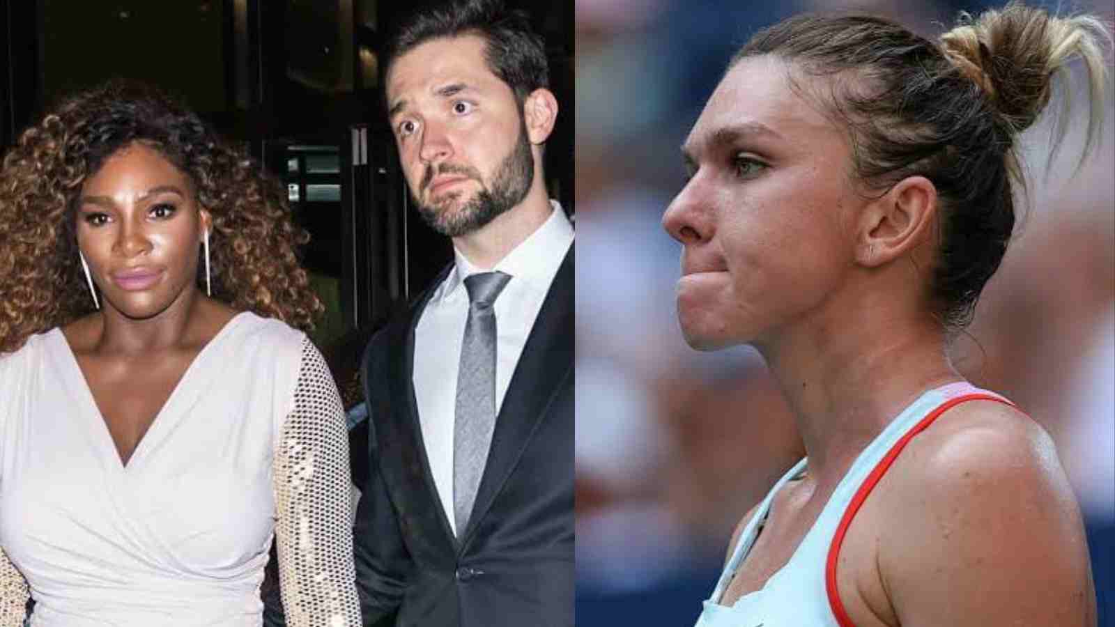 “All that money but still crusty and nasty” Serena Williams’ husband slammed on social media for mocking Simona Halep over probable suspension after failing the dope test