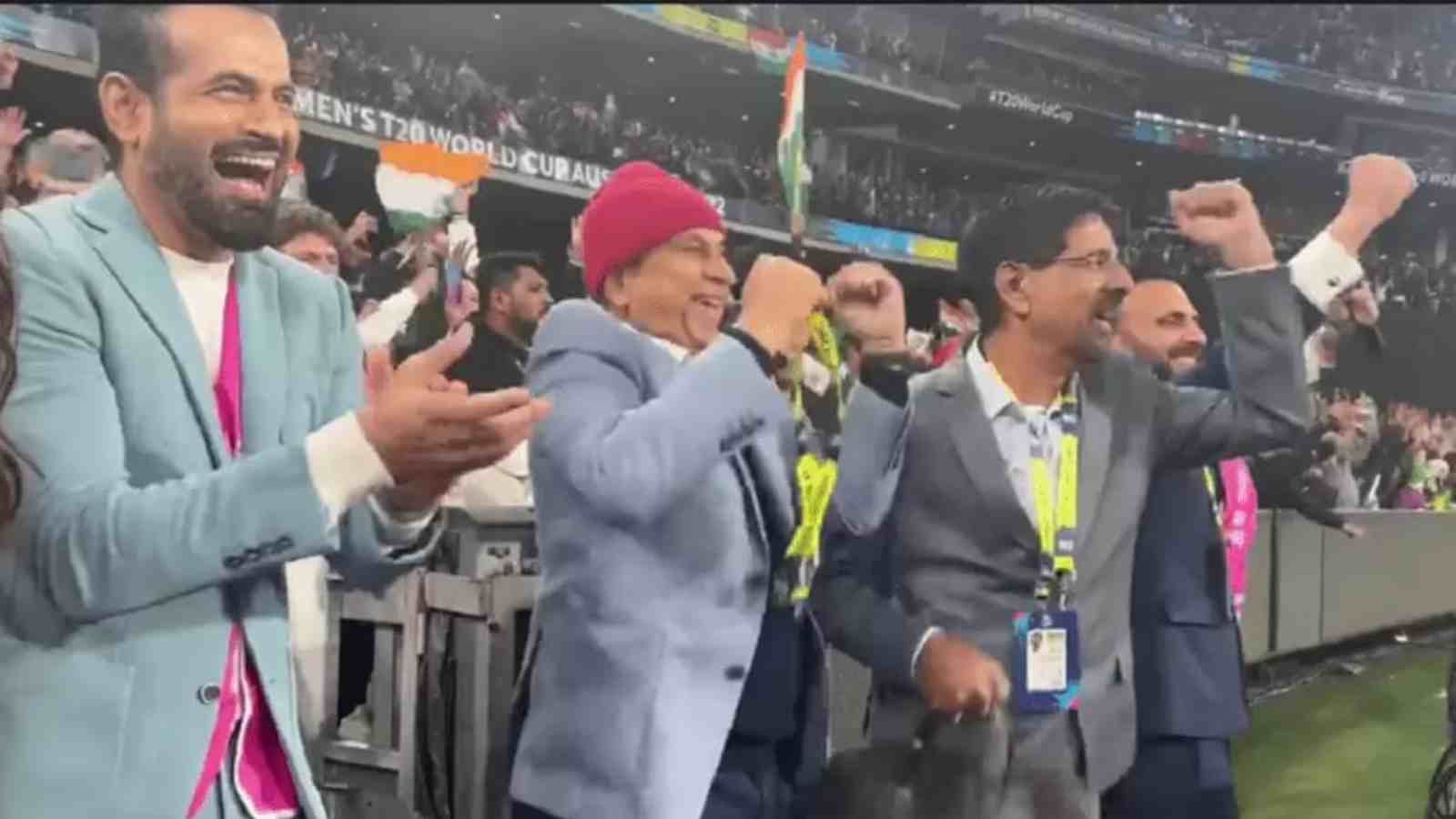 WATCH: Sunil Gavaskar’s wholesome celebration is certainly unmissable as Virat Kohli seals last gasp victory in Indo-Pak thriller