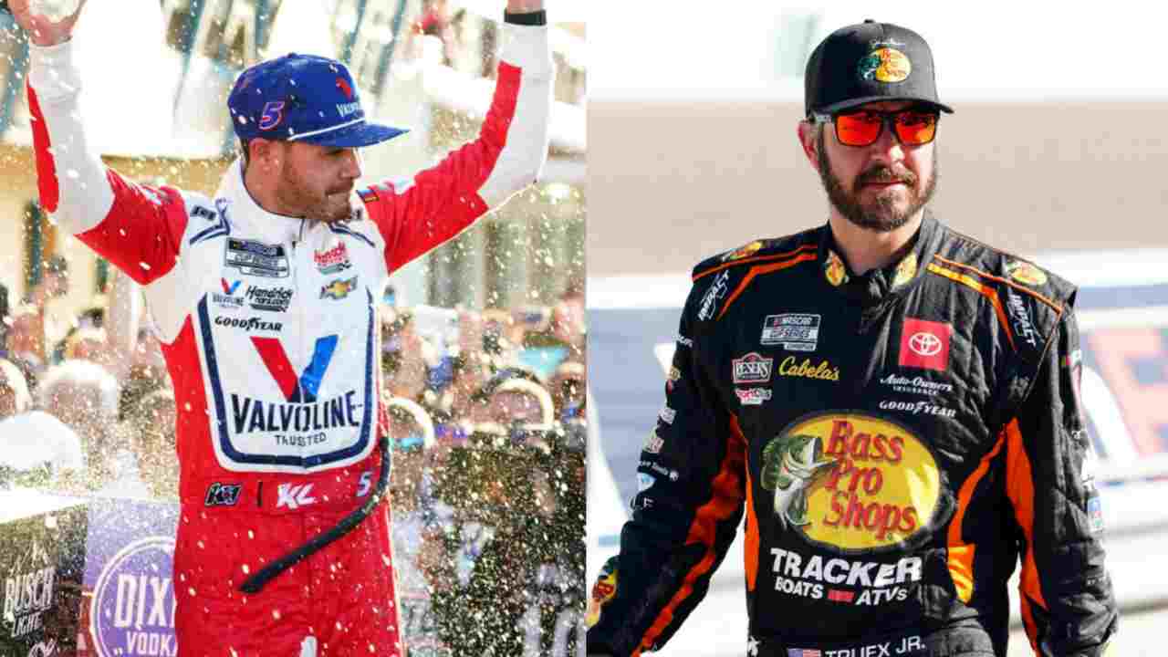 “It’s never Larson’s fault,” NASCAR Twitter in splits as Kyle Larson spins Martin Truex Jr. at Miami to win his third race of the season