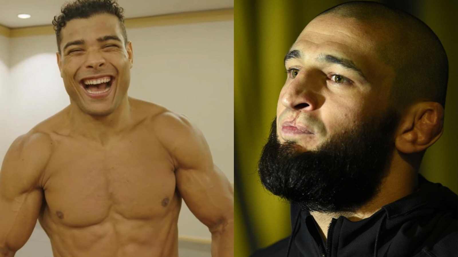 “All good between us” – Paulo Costa posts a hilarious edited picture of him on call with Khamzat Chimaev