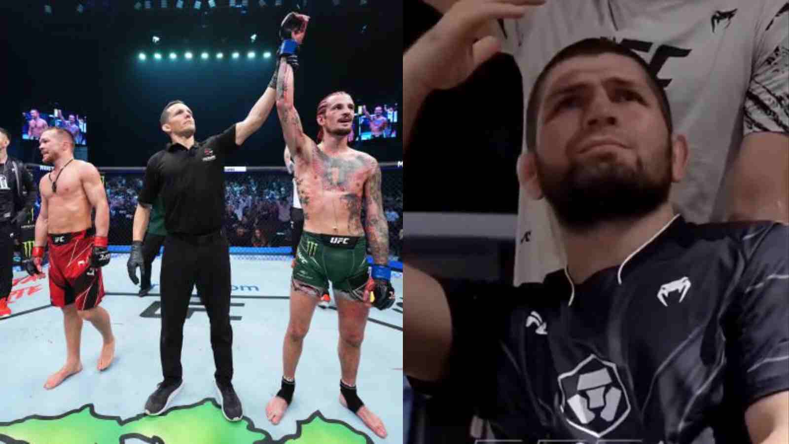 “Control time merchant” – Fans troll Khabib Nurmagomedov for showing disgust towards Sean O’Malley’s win against Petr Yan at UFC 280