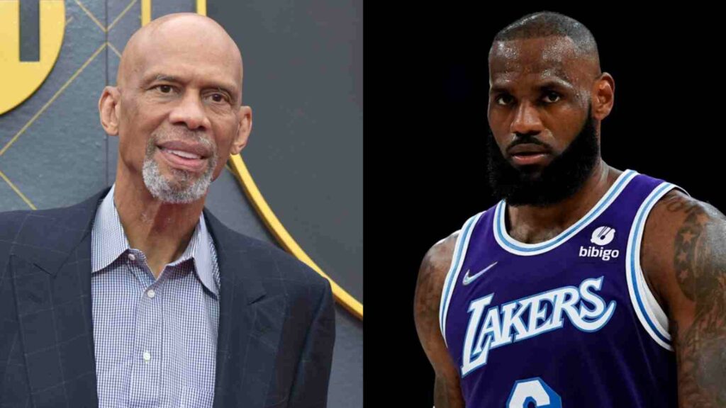 Kareem Abdul Jabbar and LeBron James