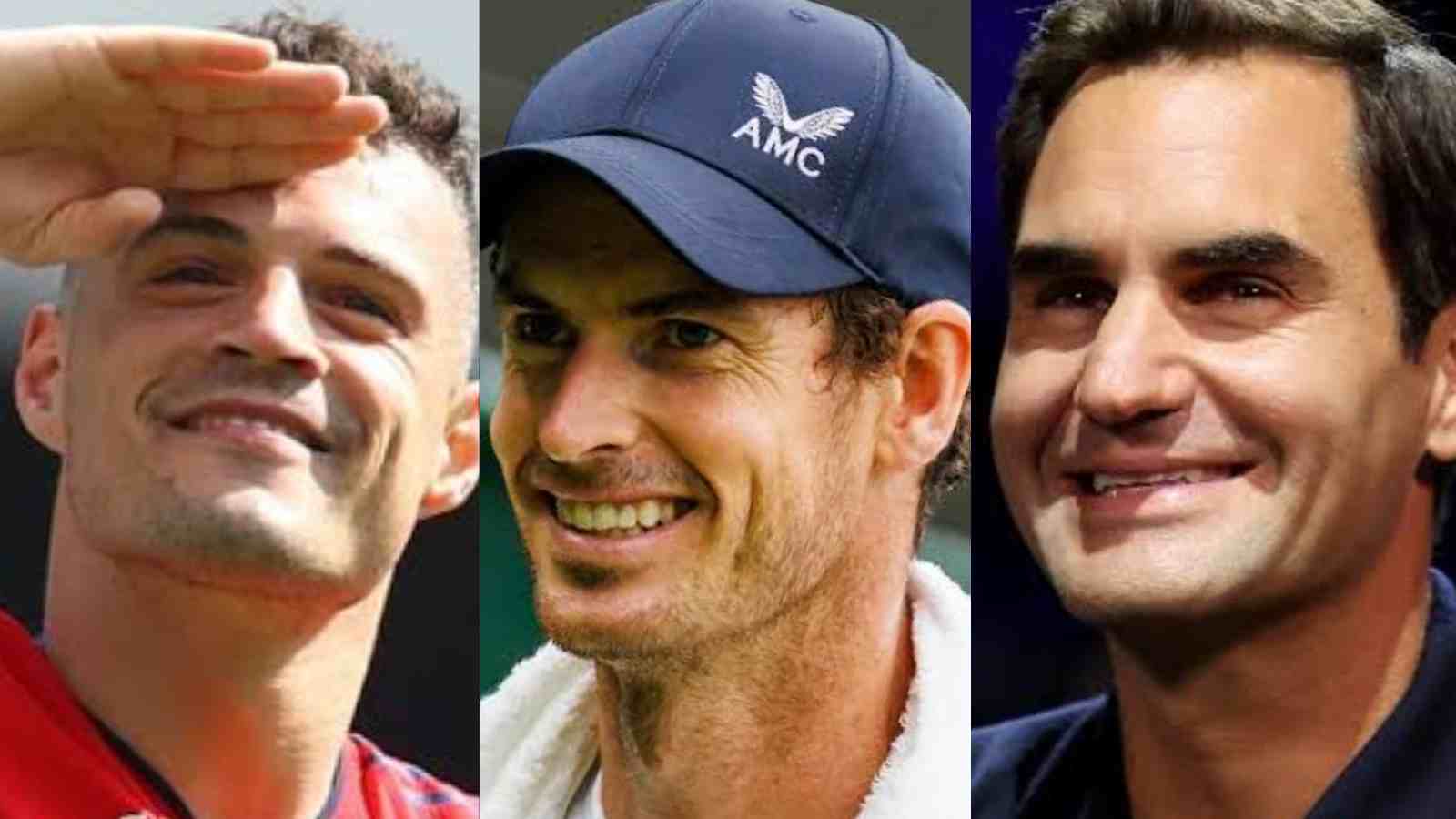 Andy Murray hilariously razzes Roger Federer with a Granit Xhaka jibe upon arriving at Swiss Indoors after 17 years