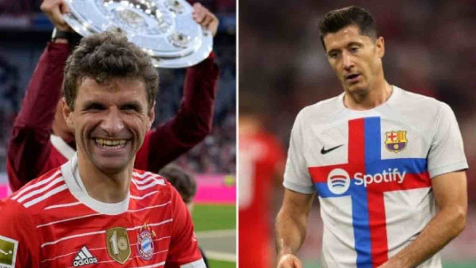 WATCH: “We’re coming”- Thomas Muller trolls Robert Lewandowski and Barcelona ahead of Champions League clash