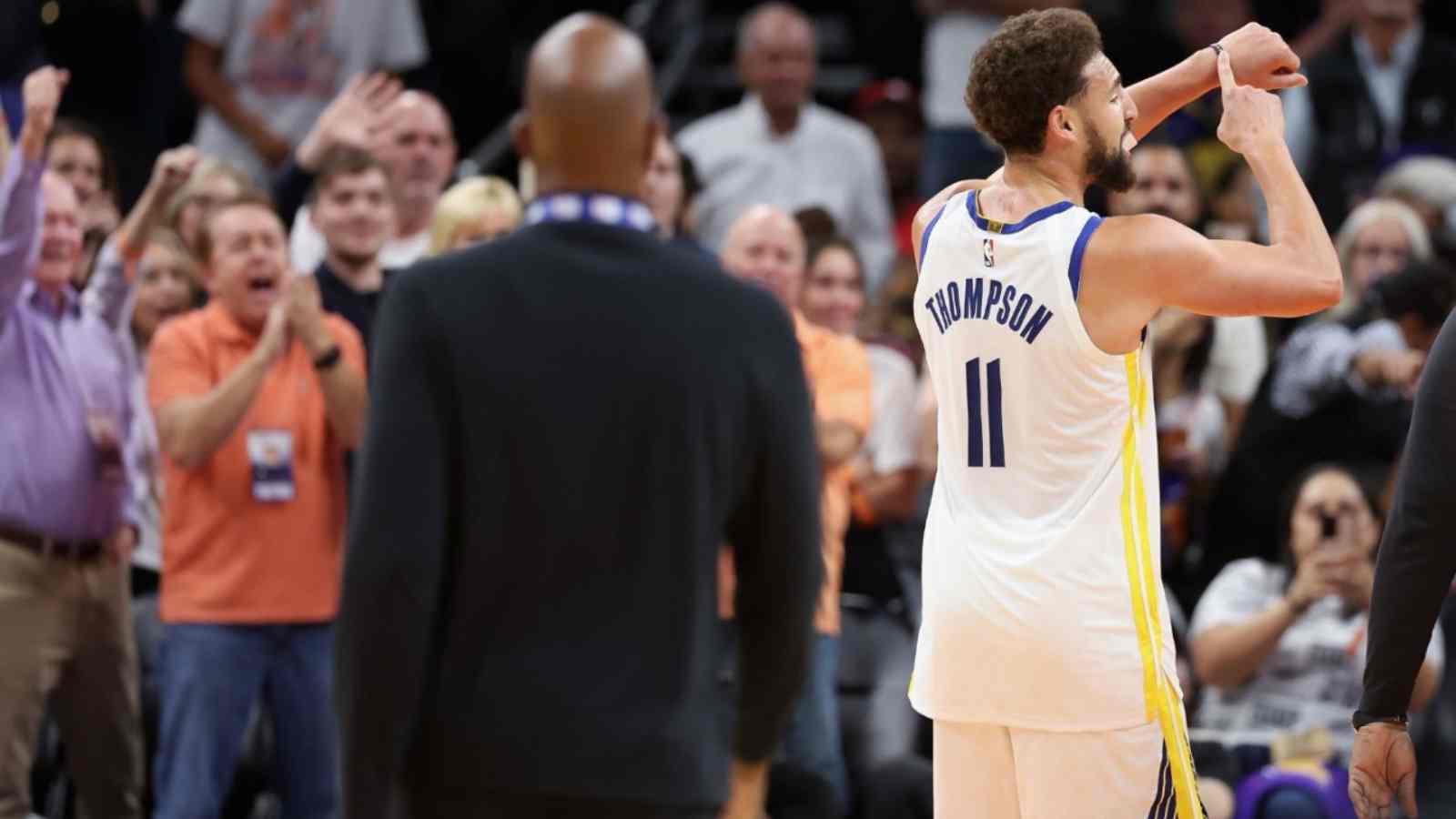 “He’s PISSED” Klay Thompson trolls entire Phoenix Suns franchise and fanbase with the ultimate ‘RINGS TAUNT’