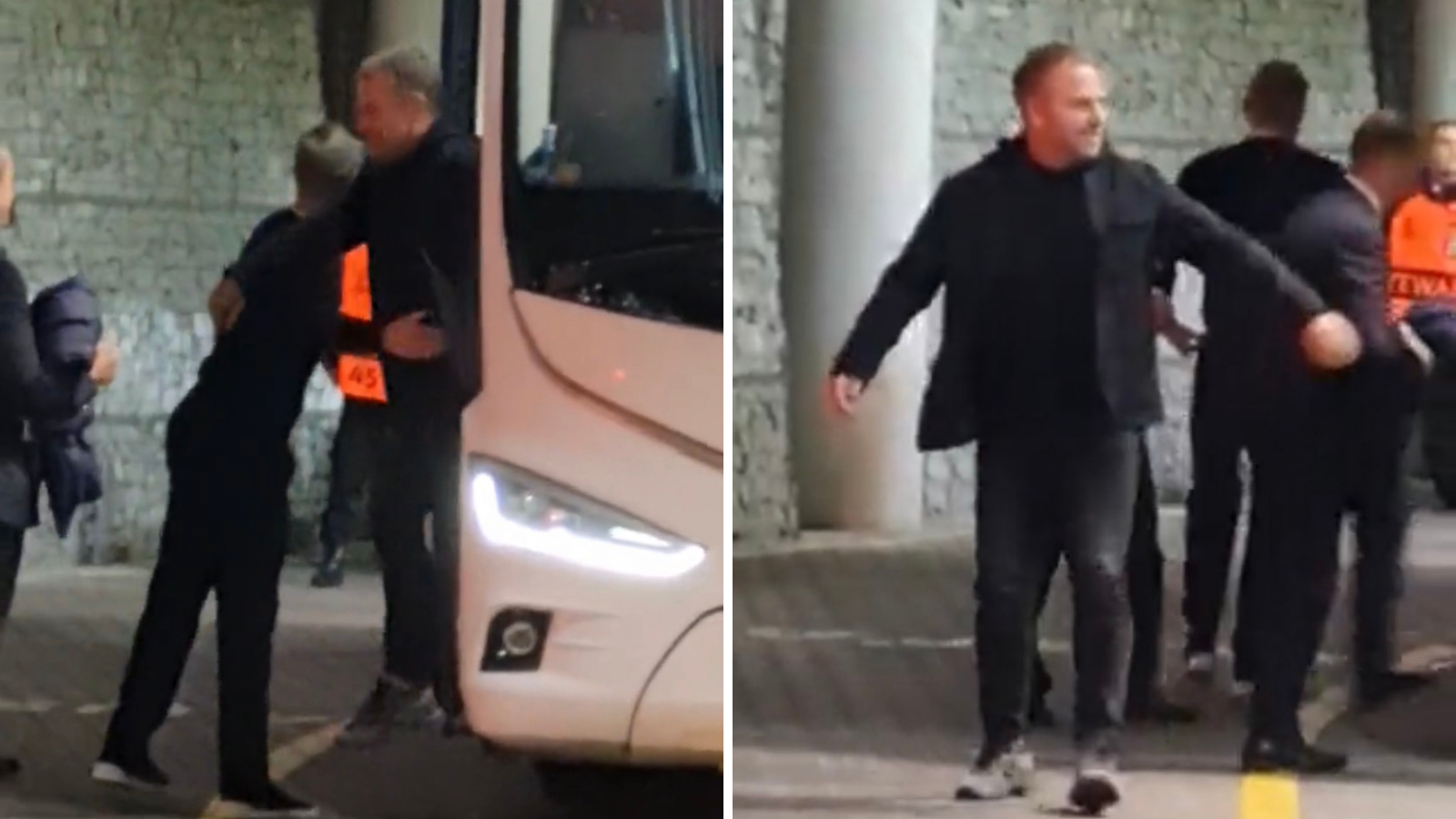 In Pictures: Hansi Flick seen meeting Carlo Ancelotti and Tony Kroos inside Real Madrid’s bus