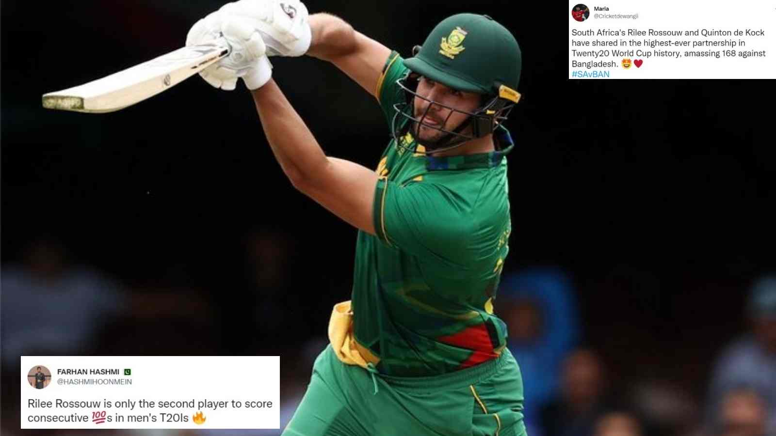 Ro-came, Rossouw, Ro-conquered”- Rilee Rossouw achieves THIS massive feat as he scores first century of T20 World Cup 2022