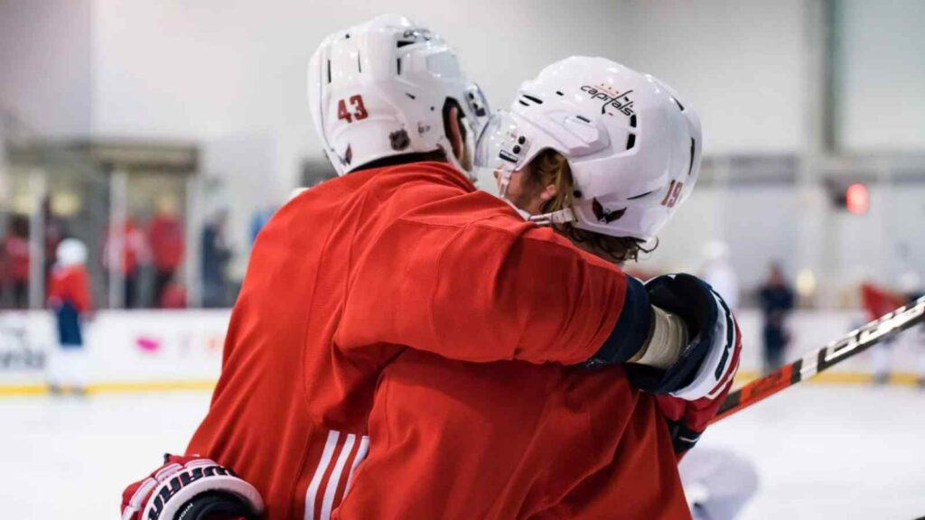 Tom Wilson and Nicklas Backstrom