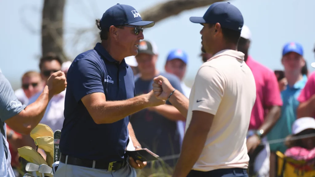 Brooks Koepka Phil Mickelson 