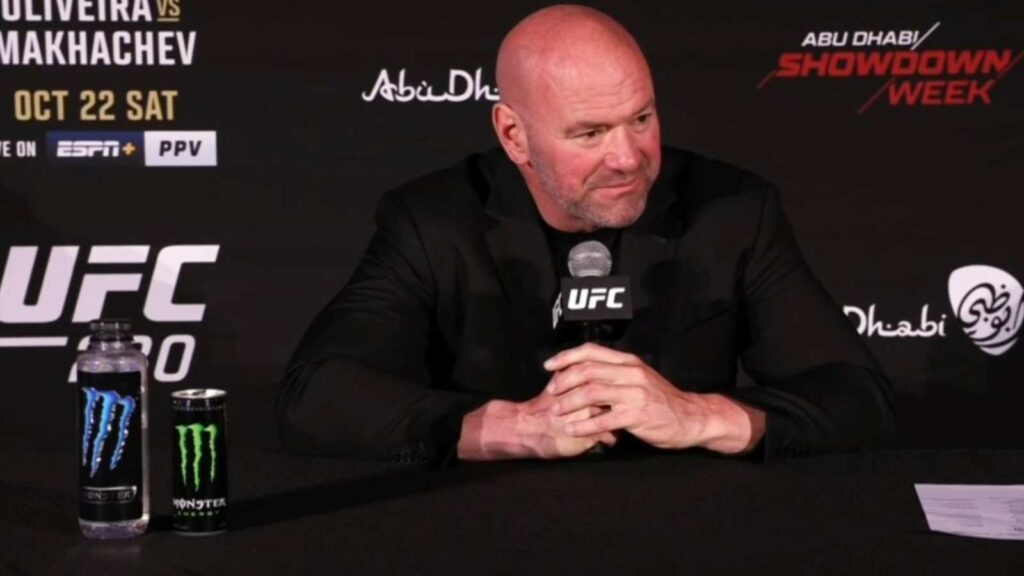 Dana White at the UFC 280 presser