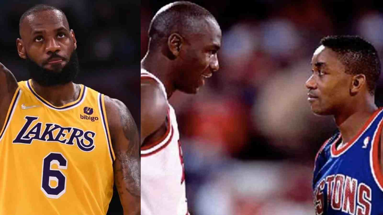 “Same dude who got rejected and MJ…started crying” NBA Fans cannot keep calm as Isiah Thomas names LeBron James as the GOAT