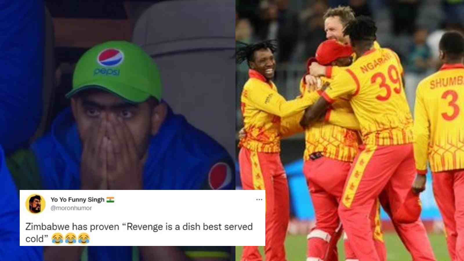 “Pak Bean revenge has been taken!”- Twitter explodes after watching Pakistan’s humiliating defeat to Zimbabwe