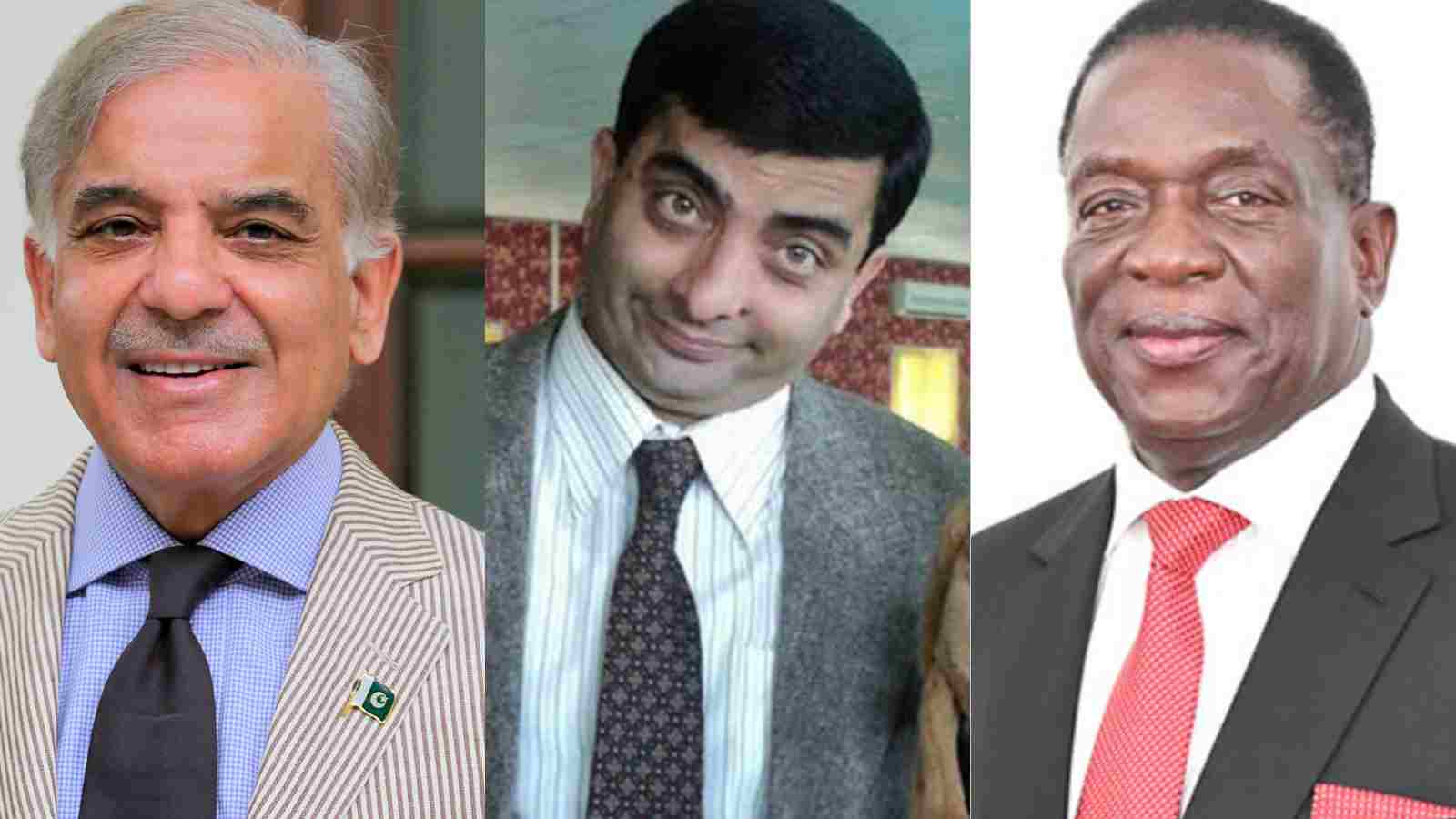 “Next time, send real Mr Bean “- Zimbabwe President  Emmerson Mnangagwa joins ‘PAK BEAN’ banter; Pakistan PM Shehbaz Sharif strikes back