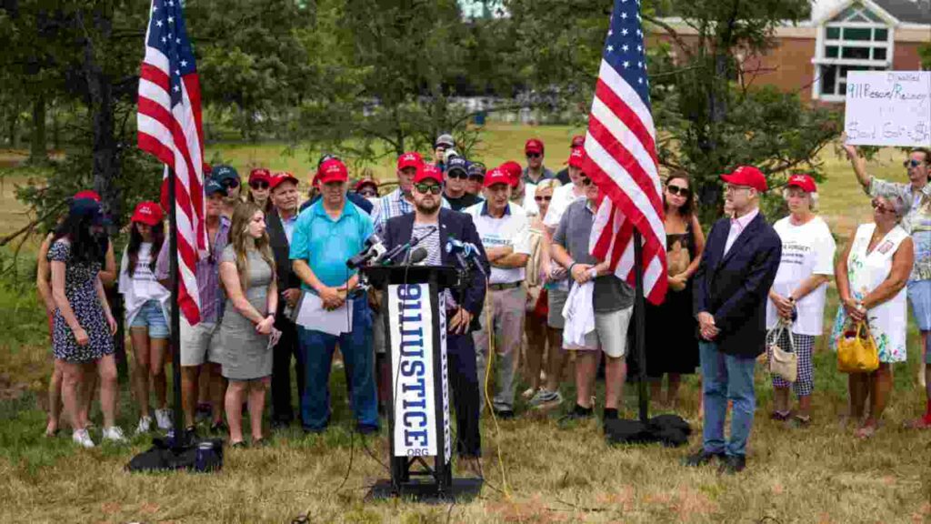 LIV Golf 9/11 protest