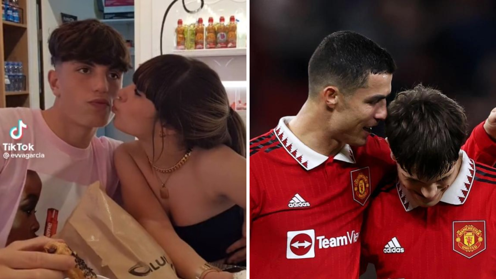 “I thought I was what my boyfriend loved the most”- Alejandro Garnacho’s girlfriend on his growing love for Cristiano Ronaldo at Manchester United