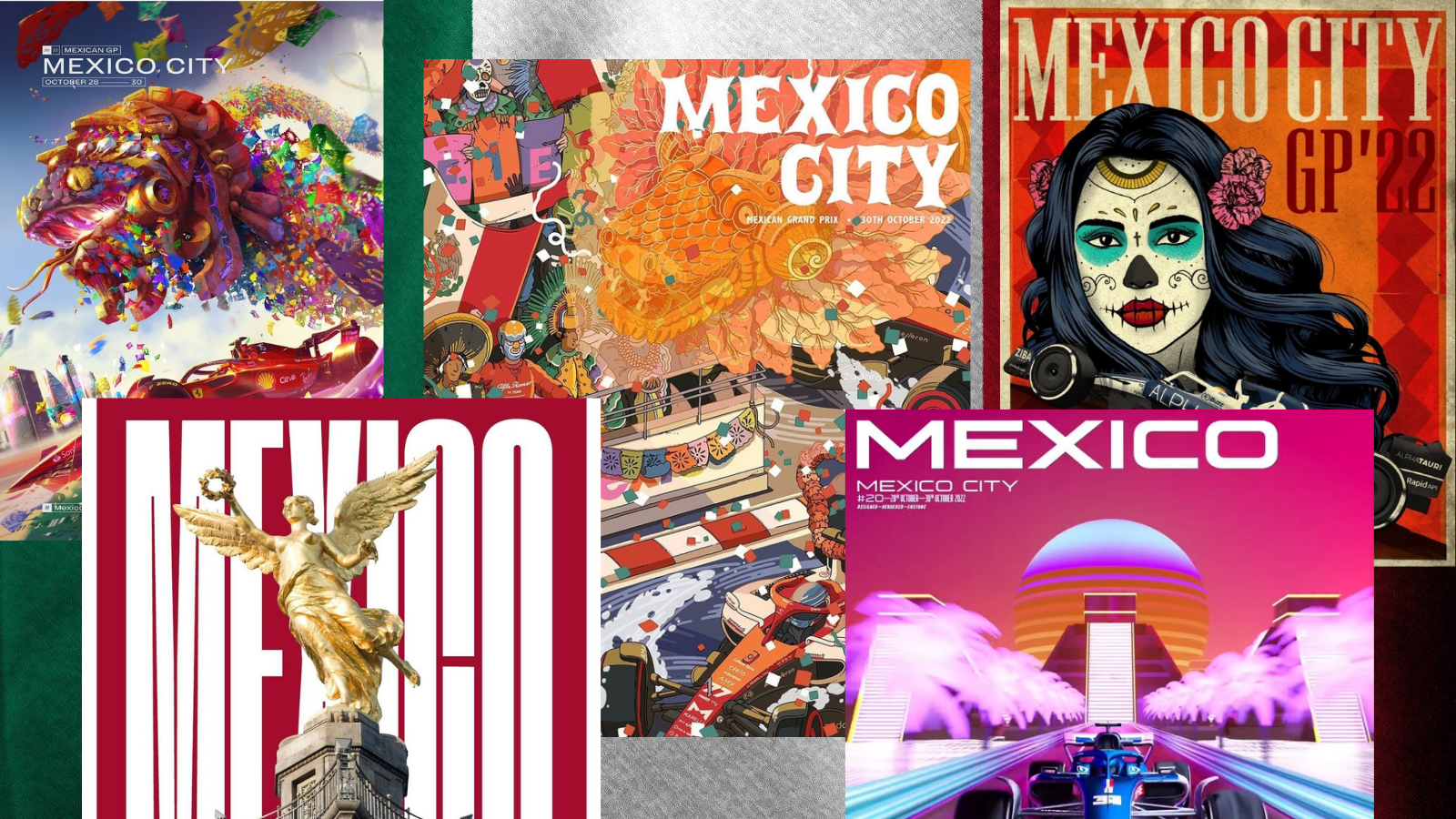 WATCH: The amazing Mexican Grand Prix posters revealed by the F1 Teams ahead of the race at the Hermanos Rodríguez Circuit