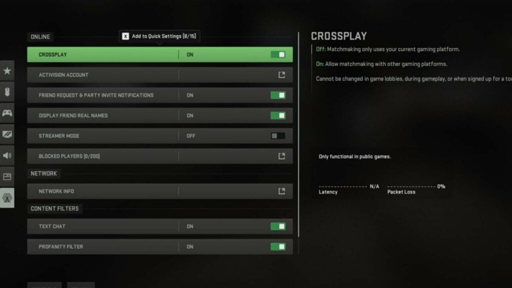 Call of Duty: Modern Warfare 2 - Xbox and PC Players Unable to Disable Crossplay