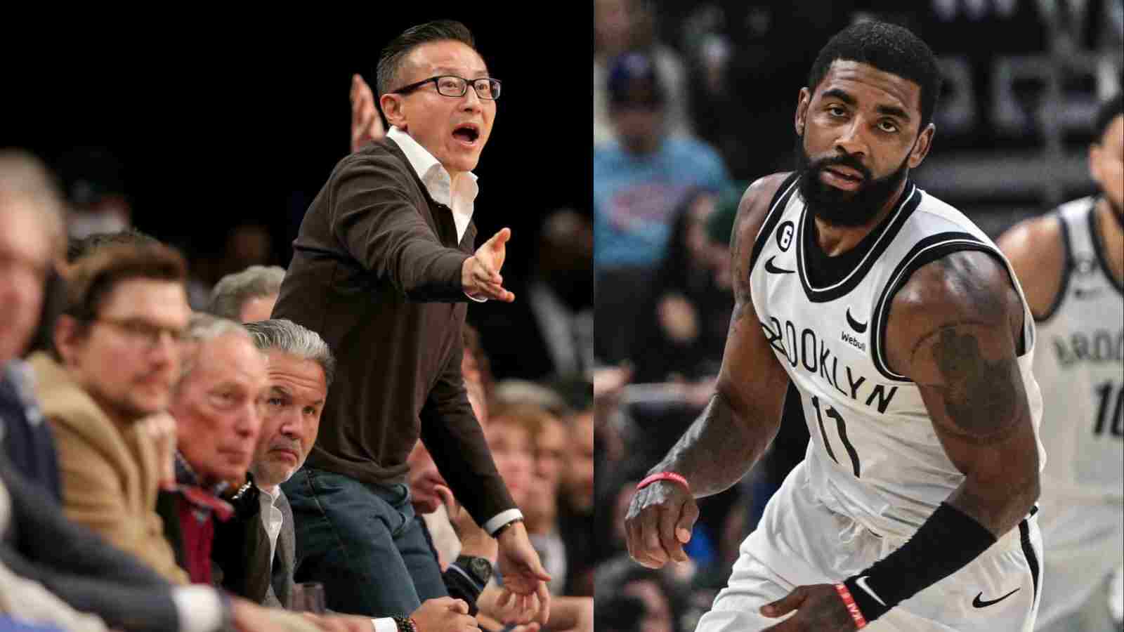 “Kyrie does not have any beliefs of hate towards Jewish people” Joe Tsai gives Kyrie Irving the green light following one on one meeting over ANTISEMITISM