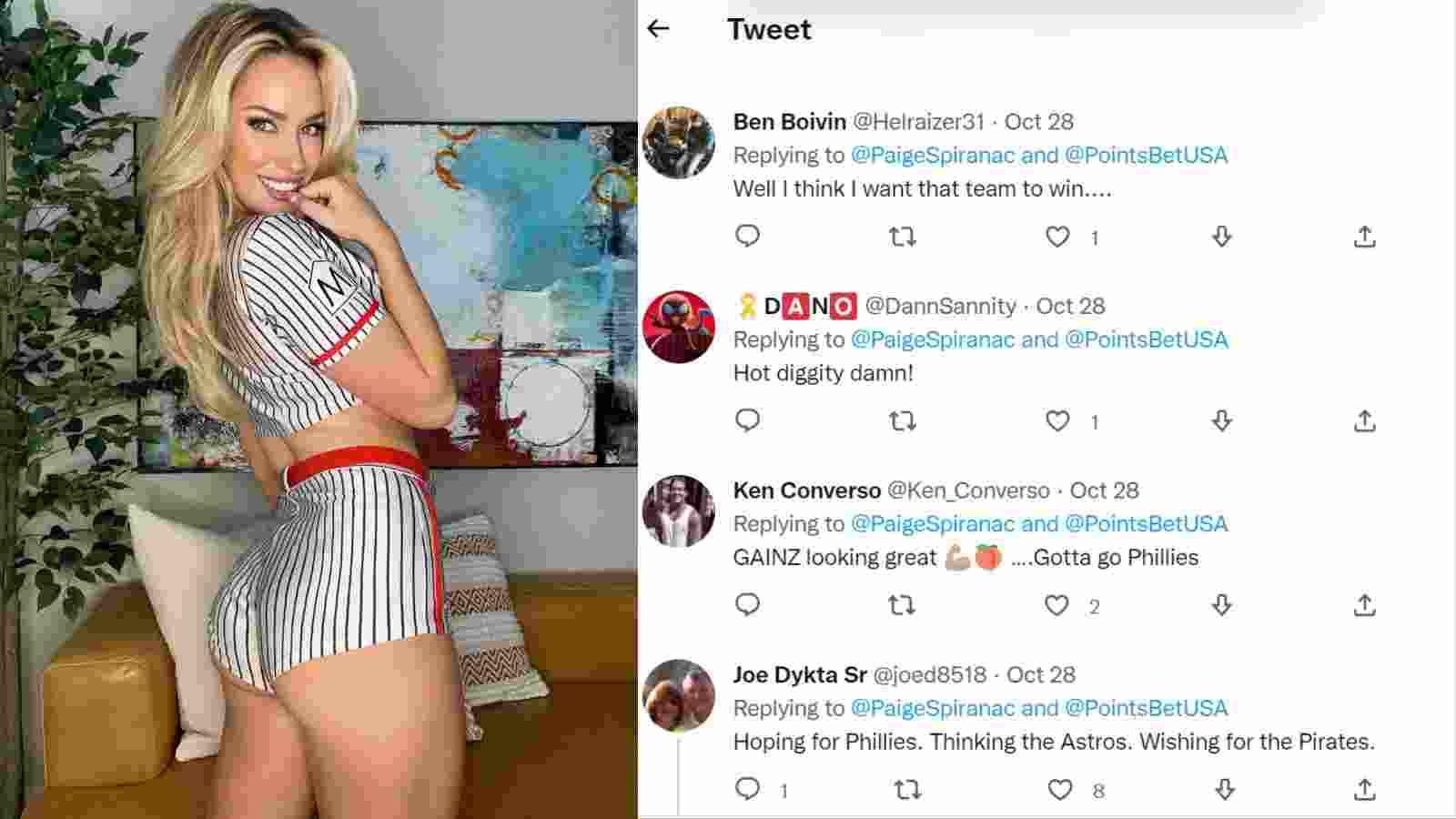 Paige Spiranac’s SULTRY MLB World Series image post tickled baseball fans’ hearts